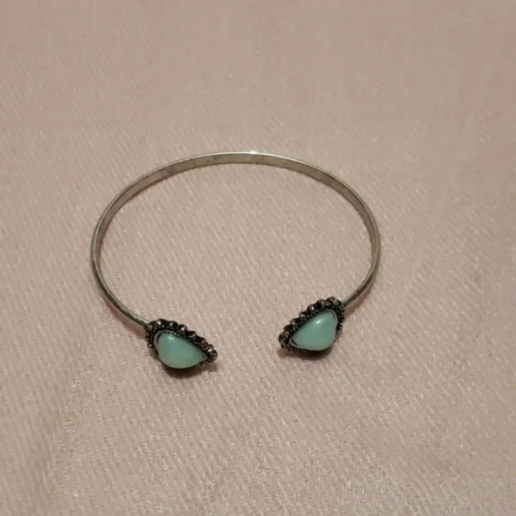 TEAL TONED STONE BRACELET - Picture 4 of 5